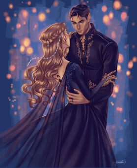 With another character + 50% of the value.